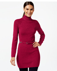 INC International Concepts Petite Belted Turtleneck Tunic Only At Macys