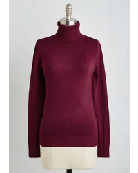 Dreamers By Debut Stick To Classic Sweater In Bordeaux