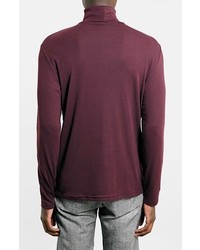 Topman Jersey Turtleneck Sweater
