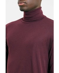 Topman Jersey Turtleneck Sweater