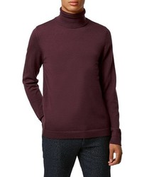 Topman Merino Wool Turtleneck Sweater