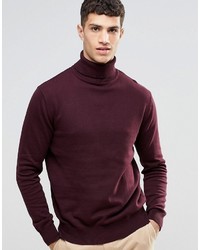 Men's Burgundy Turtlenecks by French Connection | Lookastic