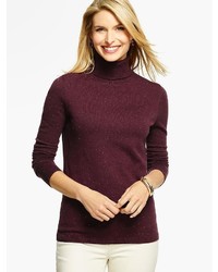 Talbots The Perfect Turtleneck Donegal Tweed