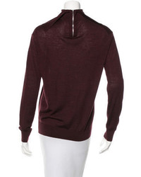 Alexander Wang Wool Silk Blend Turtleneck Sweater