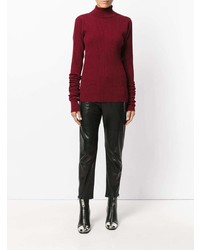 Y/Project Y Project Roll Neck Ribbed Jumper