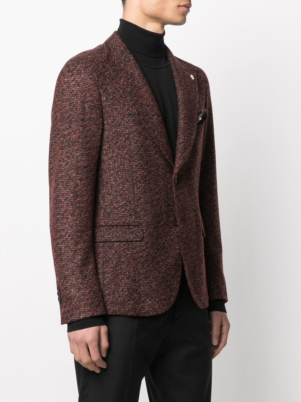 Manuel Ritz Single Breasted Tweed Jacket, $515 | farfetch.com | Lookastic