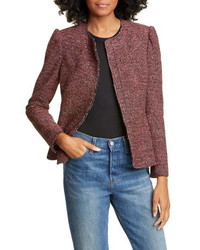 Tailored by Rebecca Taylor Tweed Knit Jacket