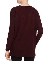 C By Bloomingdales Cashmere Donegal Highlow Sweater 100%