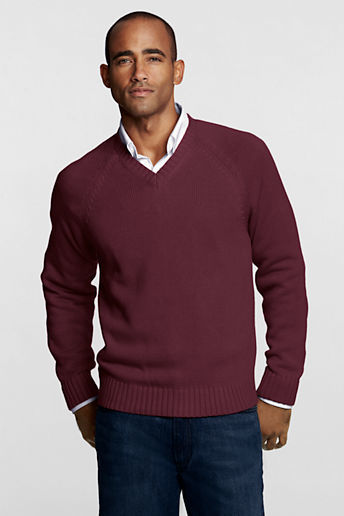Lands' End Drifter V Neck Sweater | Where to buy & how to wear