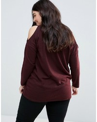 New Look Plus New Look Curve Cold Shoulder Sweater