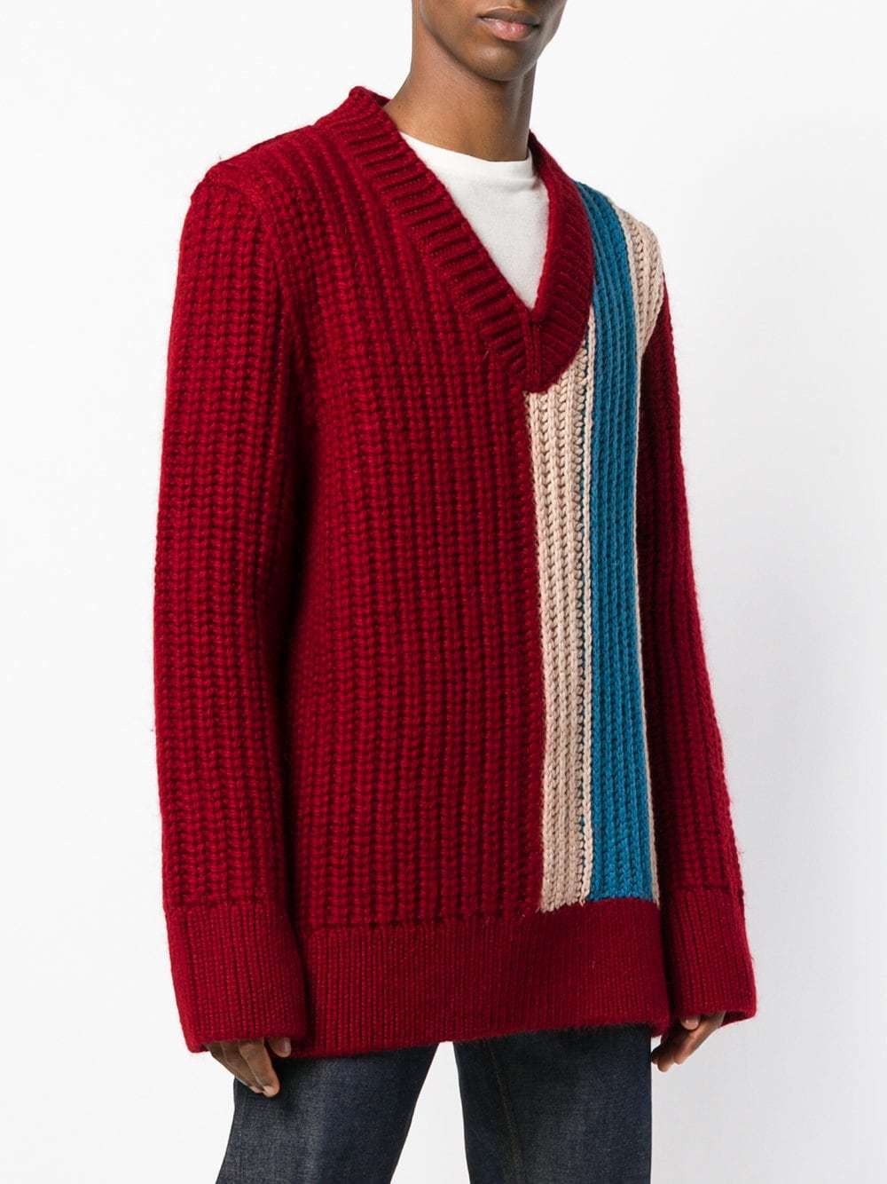 Calvin Klein 205W39nyc Oversized Chunky Stripe Sweater, $1,218 