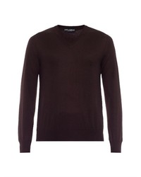 Dolce & Gabbana V Neck Cashmere Sweater