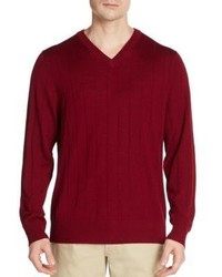 Tailorbyrd Wool V Neck Sweater