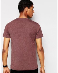 Selected Homme V Neck T Shirt In Pima Cotton