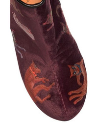 Camilla Elphick 105mm Raining Cats Dogs Velvet Boots