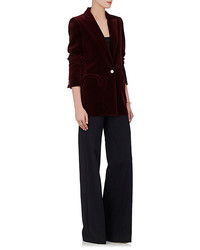 Blaz Milano Everyday Velvet One Button Blazer