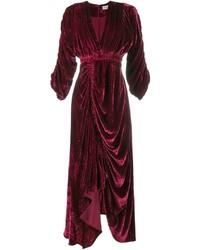 Preen by Thornton Bregazzi Rebecca Draped Velvet Dress