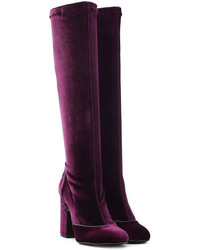 Laurence Dacade Velvet Knee Length Boots