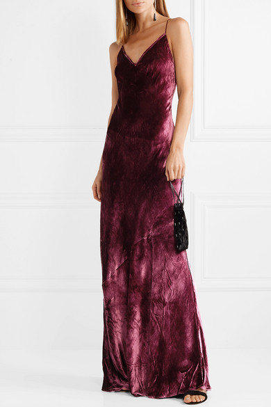 CAMI NYC The Serena Velvet Maxi Dress 175 NET A PORTER.COM