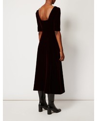 Saint Laurent Velvet Dress