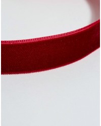 Asos Collection Basic Velvet Choker Necklace