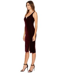 Donna Morgan Juliette Sweetheart Neckline Sleeveless Dress With High Slit Dress