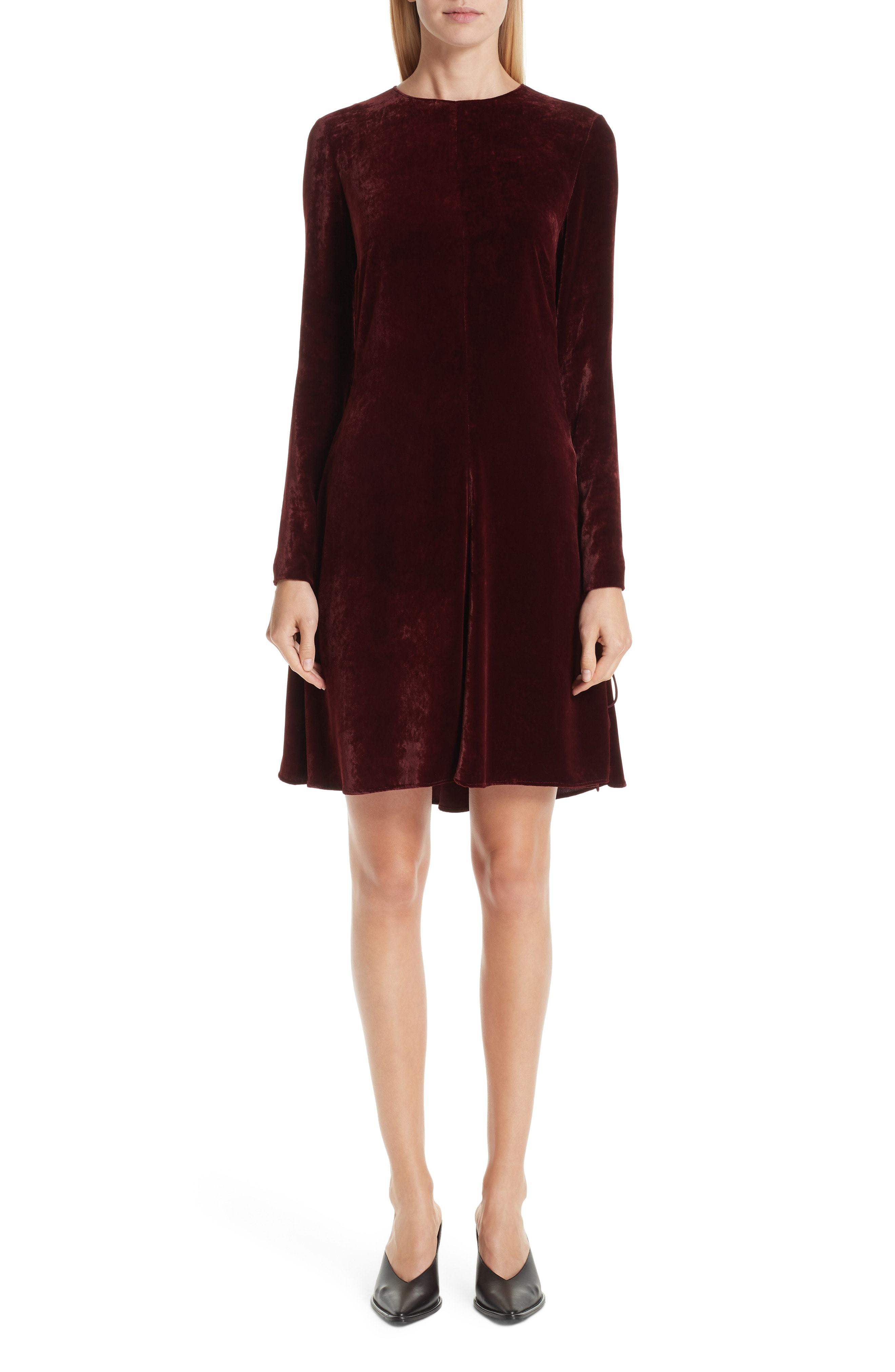 Stella McCartney Lace Up Side Velvet Dress, $953 | Nordstrom 