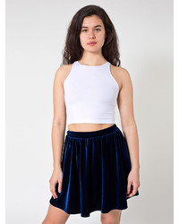 American Apparel Stretch Velvet Skirt