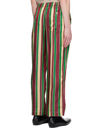 Dries Van Noten Multicolor Striped Trousers