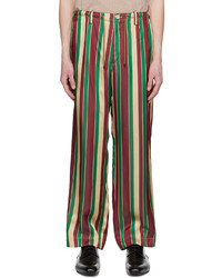 Dries Van Noten Multicolor Striped Trousers