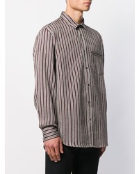 Christian Pellizzari Regular Fit Striped Shirt
