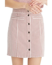 Madewell Stretch Denim Straight Miniskirt