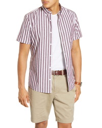 Fit Stripe Short Sleeve Shirt