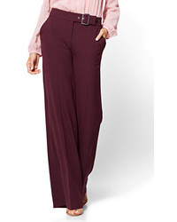 New York & Co. Buckled Palazzo Pant Petite