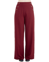 Hot And Delicious Every Opportunity Pants In Burgundy