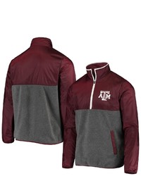 G-III SPORTS BY CARL BANKS Graymaroon Texas A M Aggies College Advanced Transitional Half Zip Jacket At Nordstrom