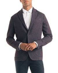 Good Man Brand Trim Fit Print Wool Blend Sport Coat