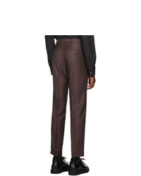 Tiger of Sweden Burgundy Todd Trousers