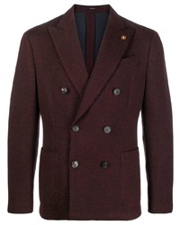 Lardini Double Breasted Wool Jacket