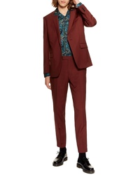 Topman Casely Hayford Skinny Fit Suit Trousers