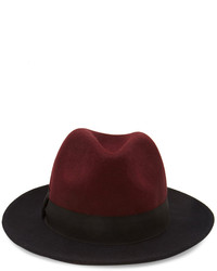 Forever 21 Colorblock Wool Fedora Hat