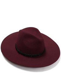 Do Everything In Love Band Trimmed Panama Wool Hat