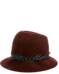 Eugenia Kim Feathered Trimmed Hat W Tags