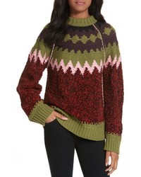 M Missoni Wool Blend Zigzag Sweater