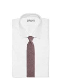 Oliver Spencer 8cm Brushed Organic Cotton Blend Jacquard Tie
