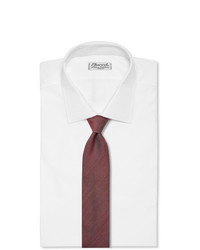 Ermenegildo Zegna 8cm Silk Wool And Cashmere Blend Herringbone Tie