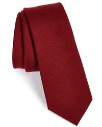 The Tie Bar Wool Silk Solid Tie