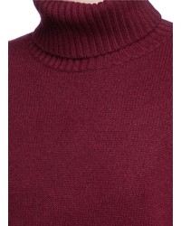 Co Flared Sleeve Wool Cashmere Turtleneck Sweater