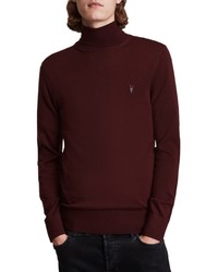 AllSaints Mode Wool Mock Neck Sweater