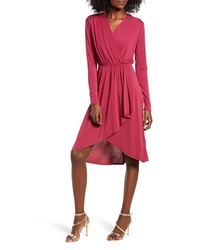 ALL IN FAVO R Faux Wrap Dress